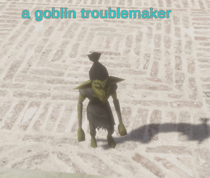 a goblin troublemaker