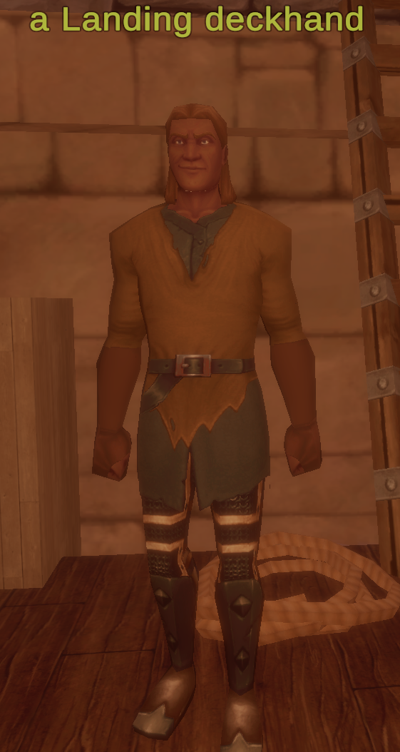 a Landing deckhand