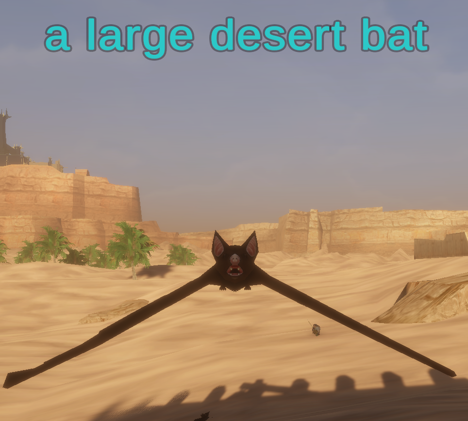 A large desert bat