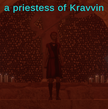 a priestess of Kravvin
