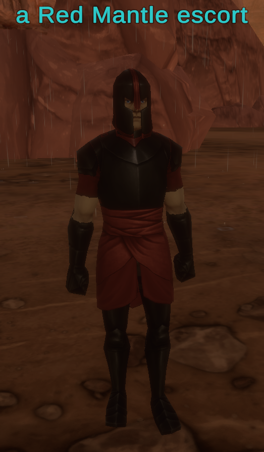 a Red Mantle escort