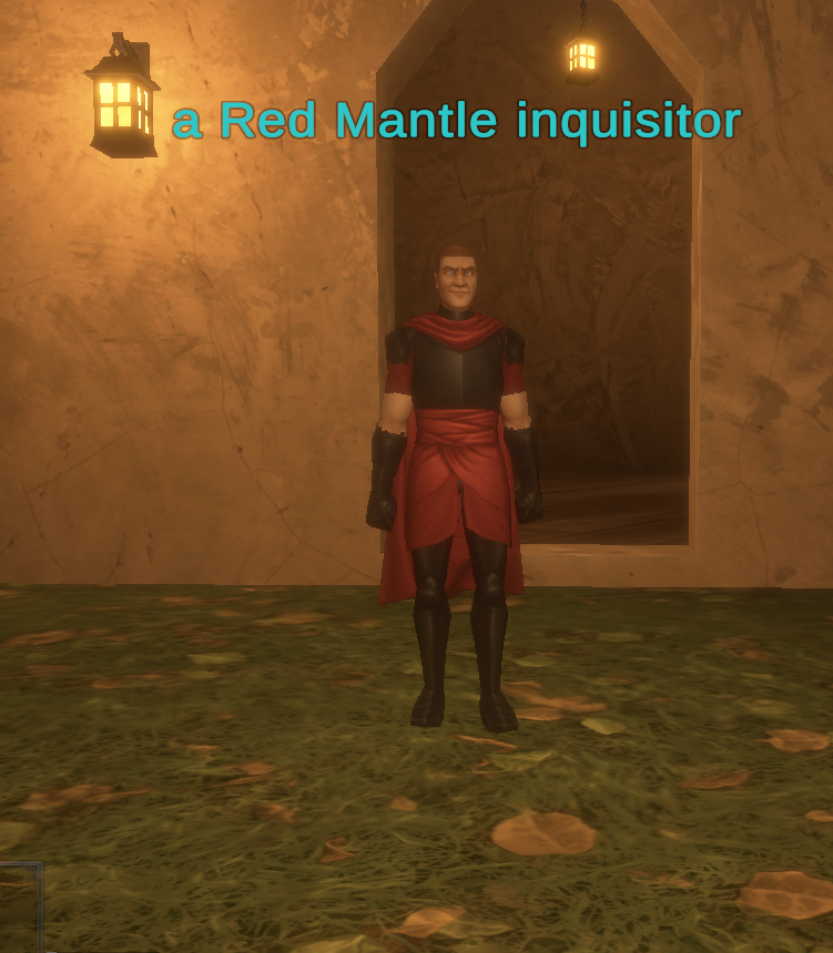 a Red Mantle inquisitor