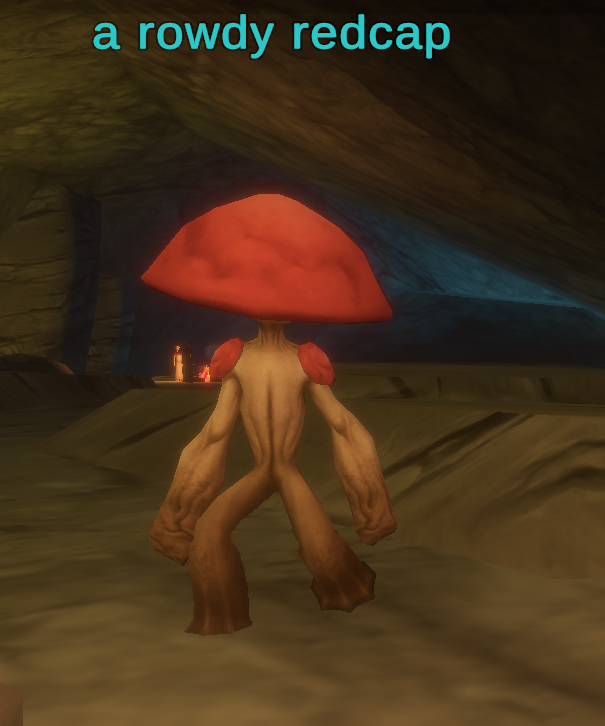 a rowdy redcap