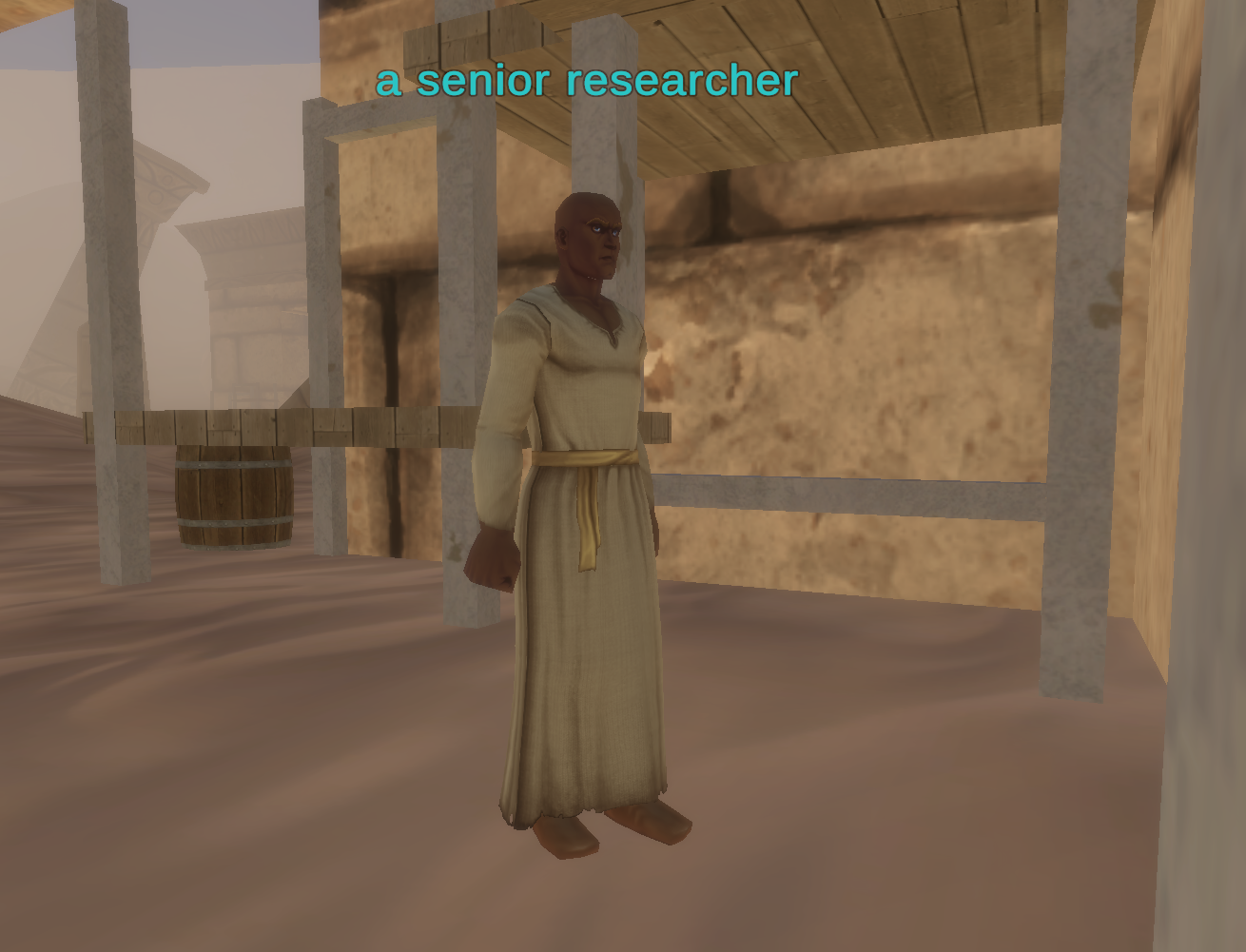 a senior researcher