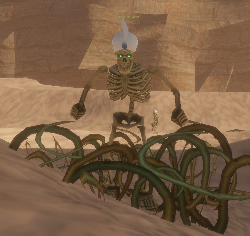 a skeletal giant