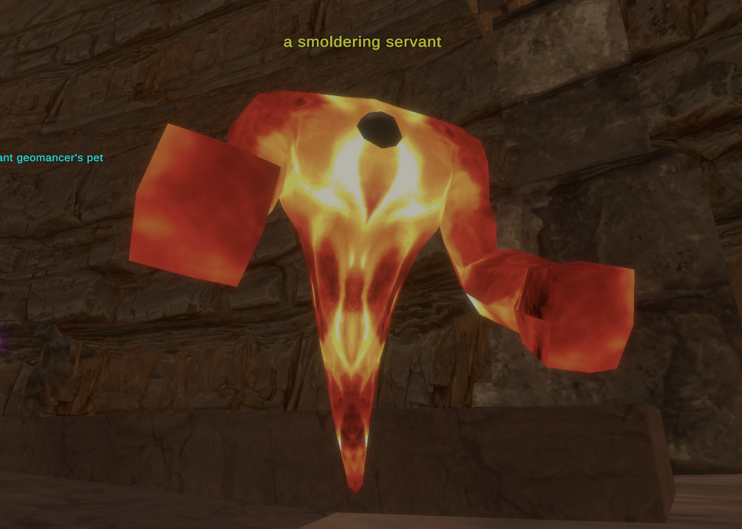 A smouldering servant