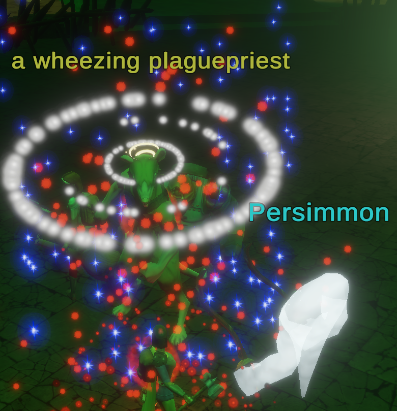 a wheezing plaguepriest