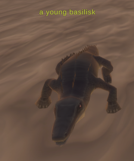 a young basilisk