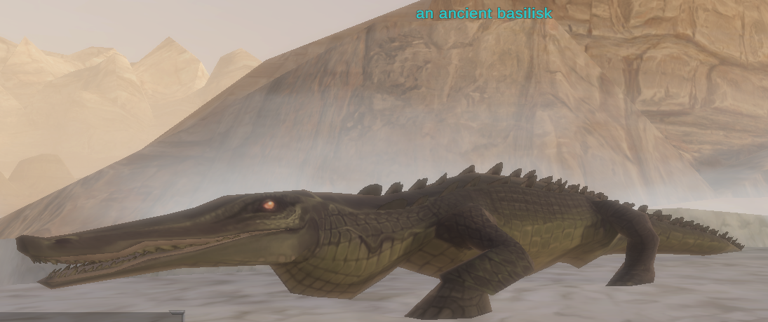 an ancient basilisk