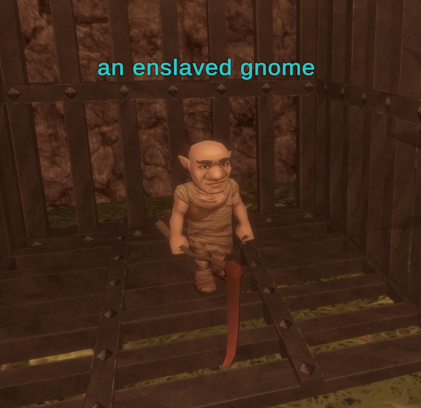 an enslaved gnome
