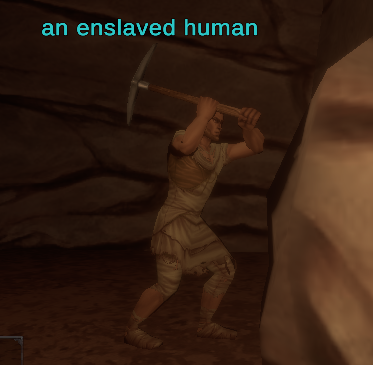 an enslaved human