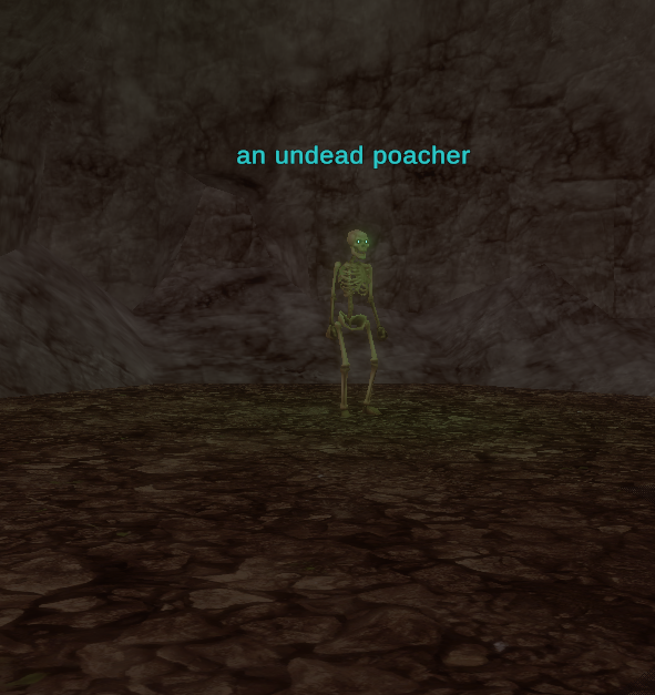 an undead poacher