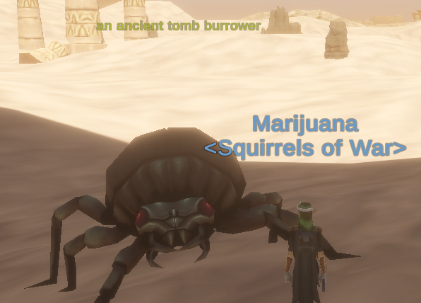 An ancient tomb burrower