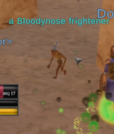 a Bloodynose frightener