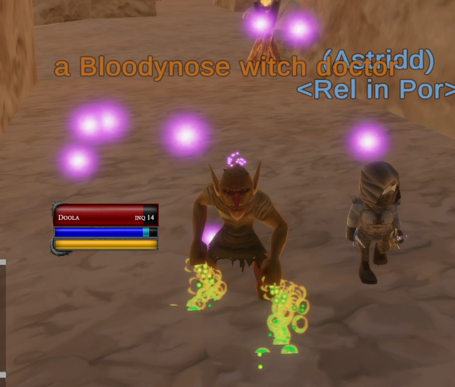 a Bloodynose witch doctor