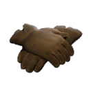 Balm-Stained Leather Gloves
