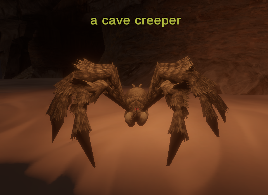 A cave creeper