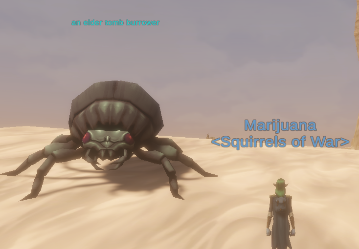 An elder tomb burrower