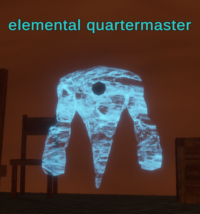 An elemental quartermaster