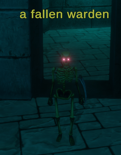 A fallen warden