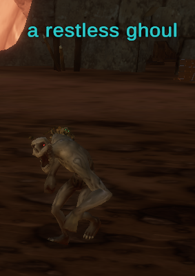 a restless ghoul