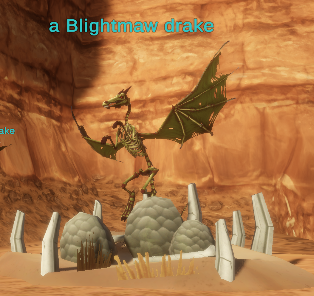 a Blightmaw drake