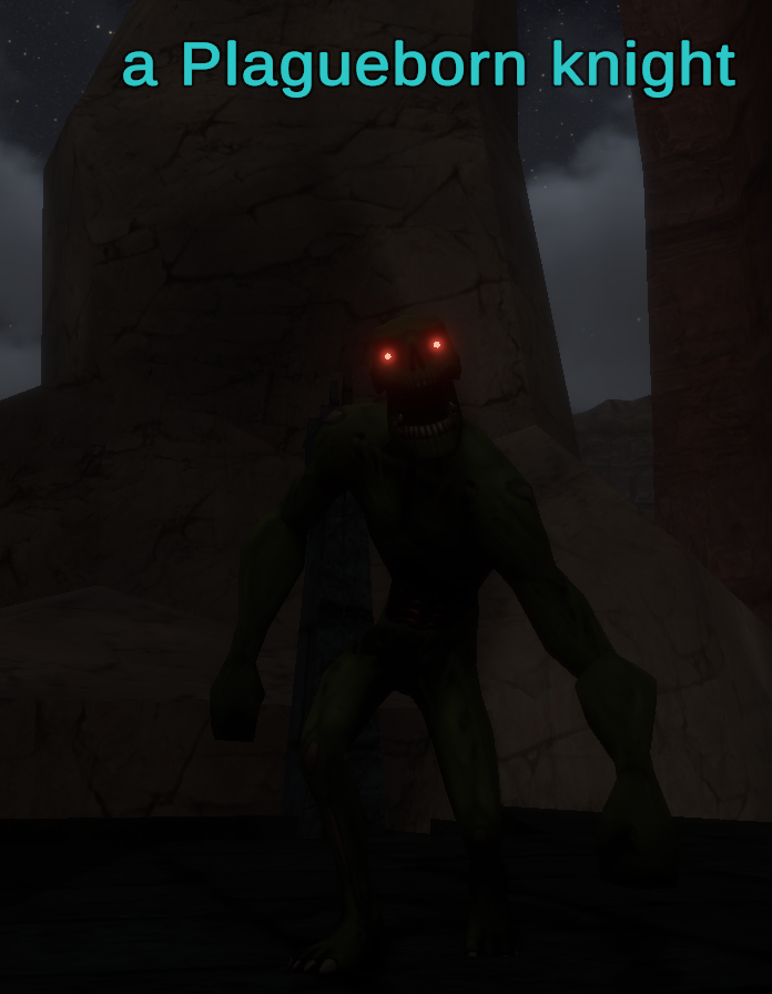 a Plagueborn knight