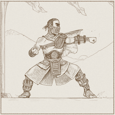 Monk class illustration