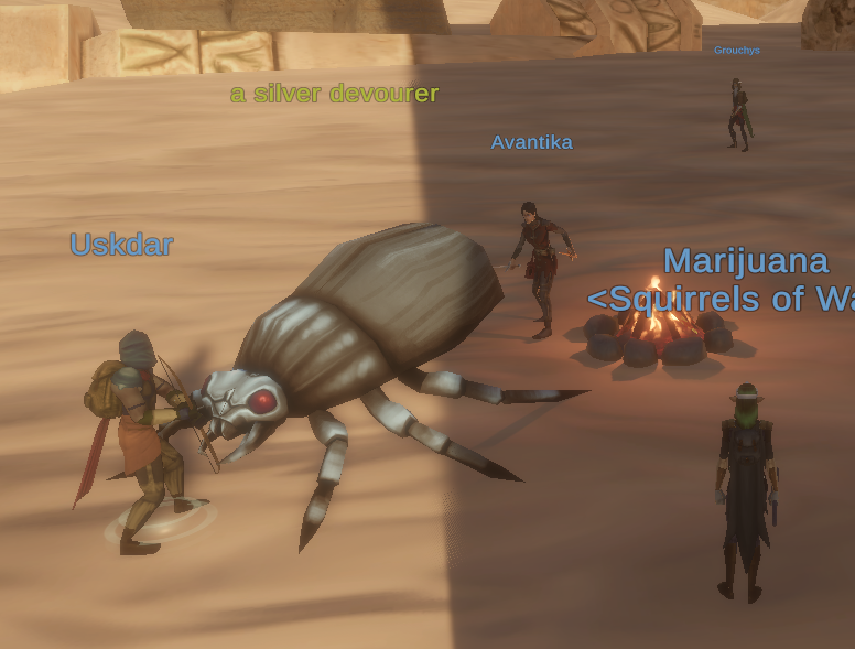 A silver devourer