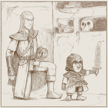 Spellblade class illustration
