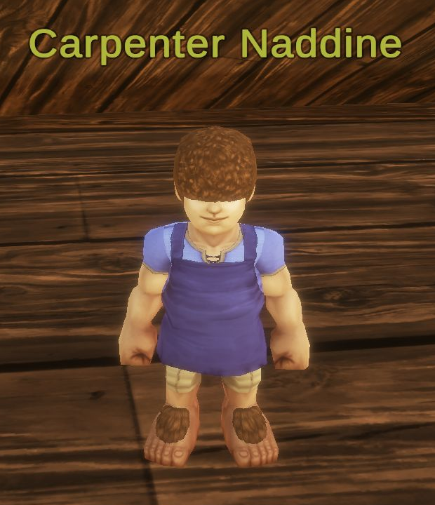 Carpenter Naddine, with the complete overhead name visible