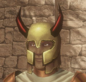 In-game appearance of Cinder Beetle Helm