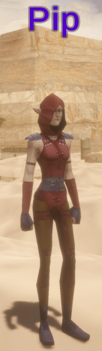 In-game appearance of Wyrmsbane Leather Gloves