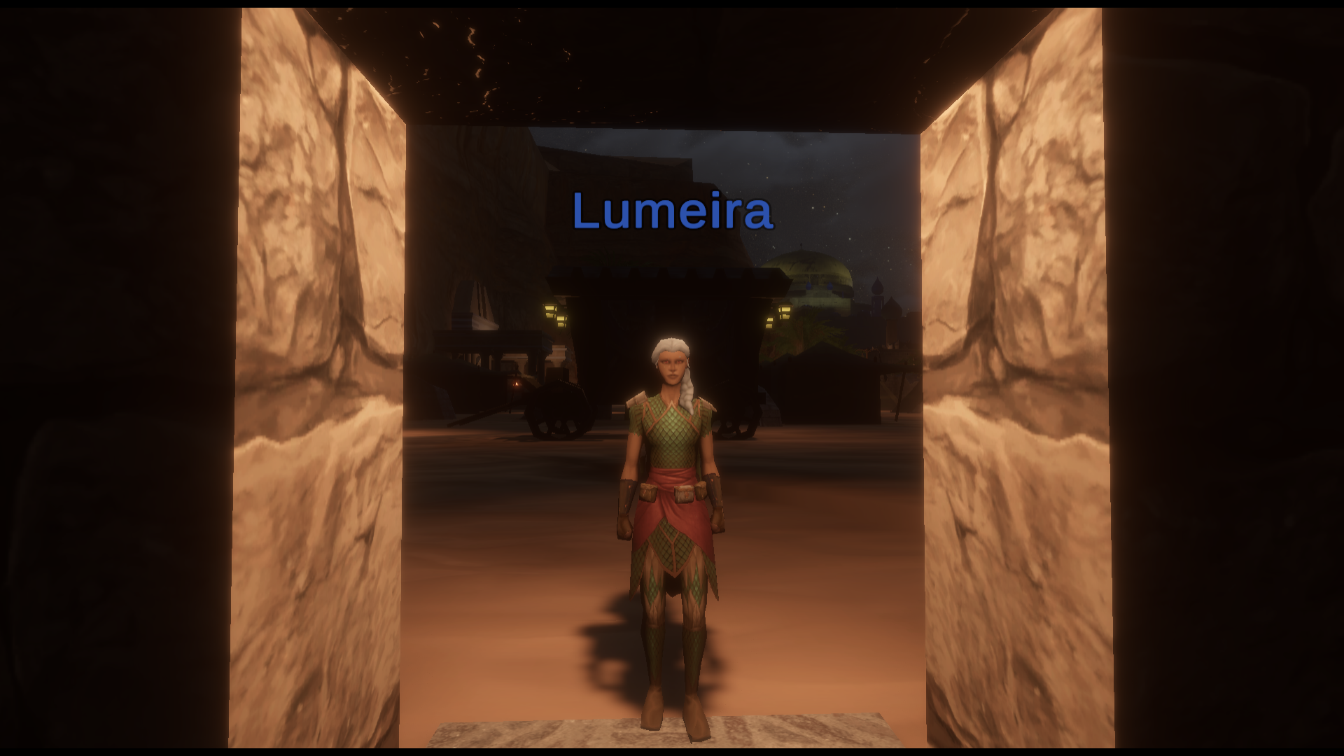Front fashion view of the Green Drakeling armor set