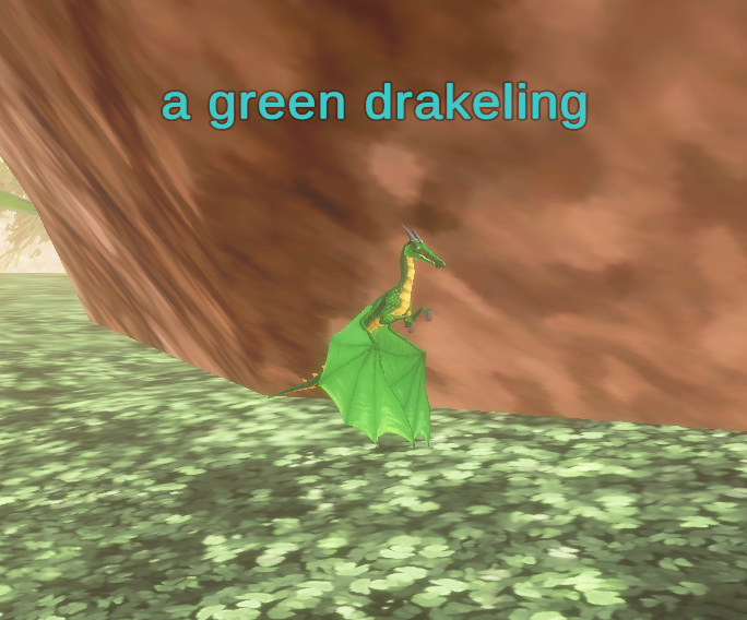 A green drakeling in Evershade Weald
