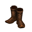Corroded Bronze Chain Boots