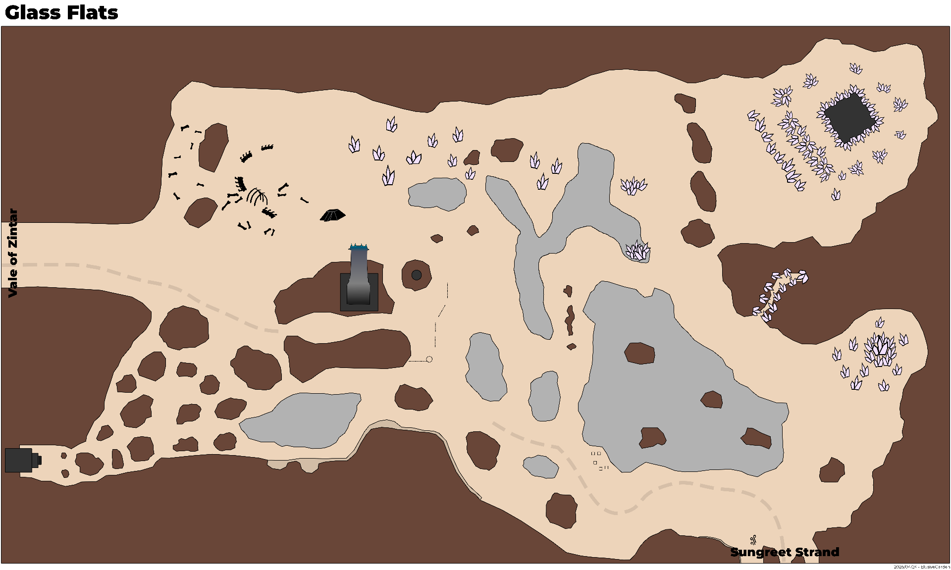 Community map of Glass Flats