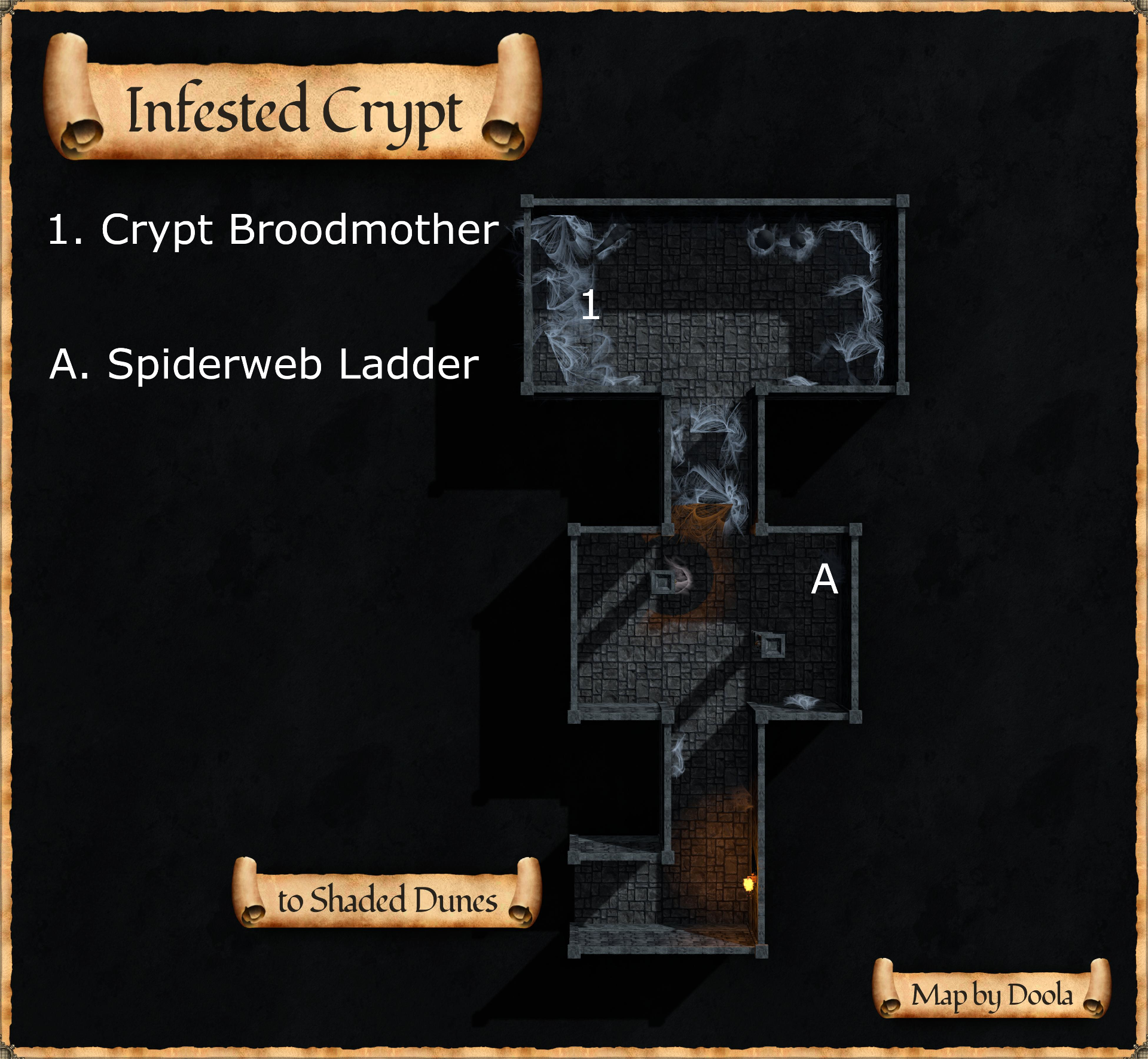 Map of Infested Crypt