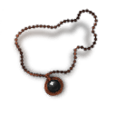 Inlaid Hematite Copper Necklace