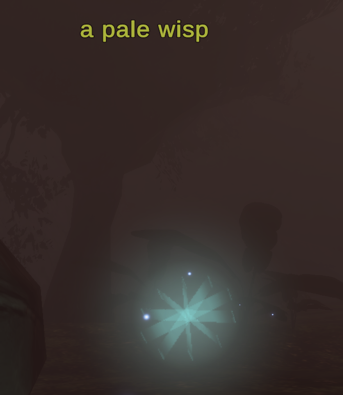 a pale wisp