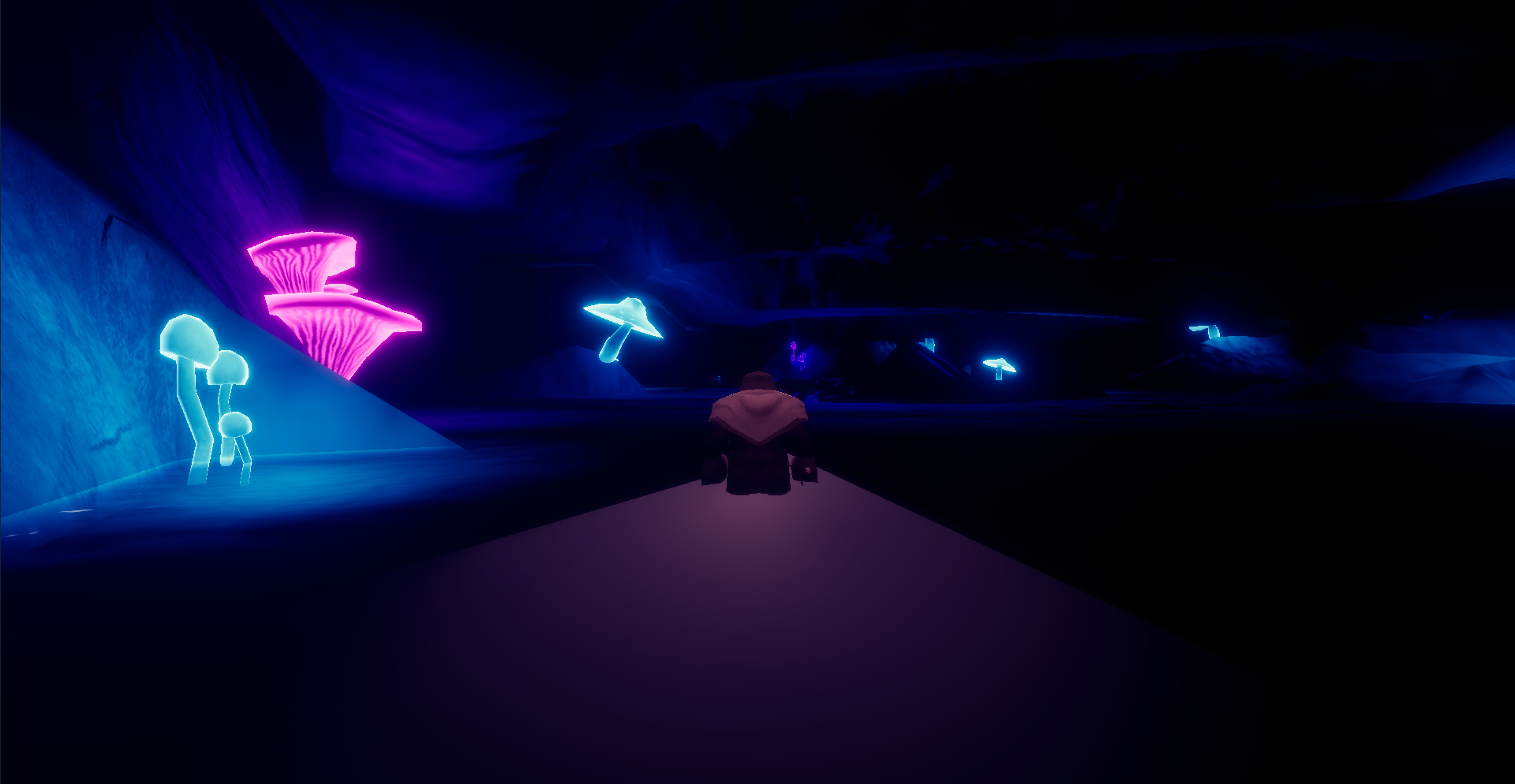 In-game view of the Caves of Irem