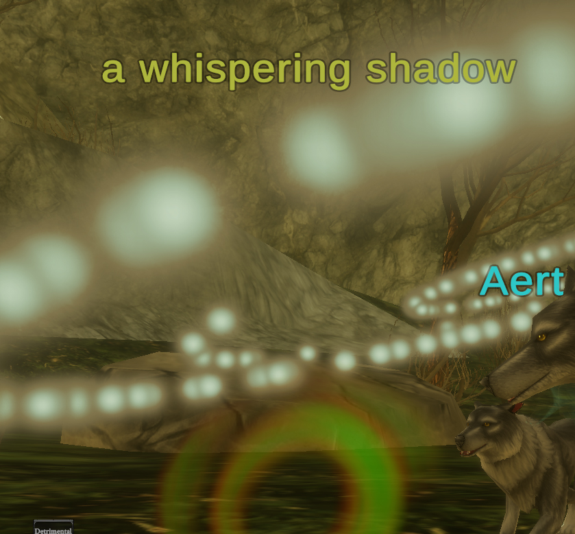 a whispering shadow