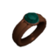Inlaid Jade Copper Ring