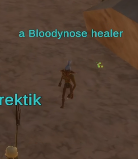 a Bloodynose healer