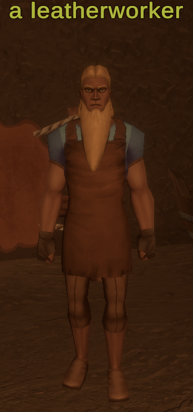 a leatherworker
