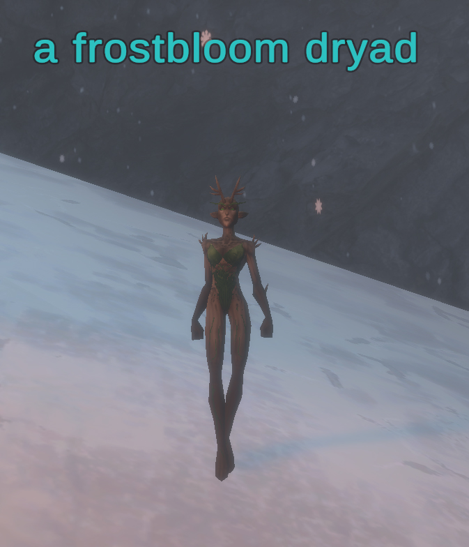 a frostbloom dryad