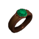 Inlaid Malachite Copper Ring