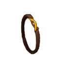 Inlaid Topaz Copper Earring