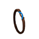 Inlaid Sapphire Copper Earring