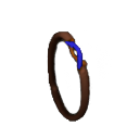Inlaid Blue Diamond Copper Earring